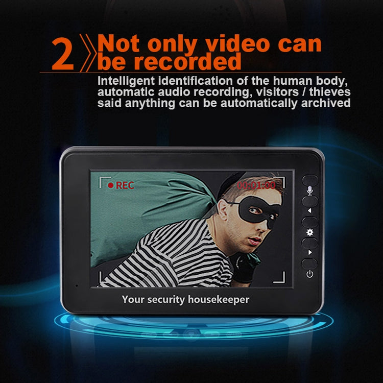 M4300A 4.3 inch Display Screen 3.0MP Camera Video Smart Doorbell, Support TF Card (32GB Max) & Motion Detection & Infrared Night Vision, M4300A M4300A 4.3 inch Display Screen 3.0MP Camera Video Smart Doorbell, Support TF Card (32GB Max) & Motion Detection & Infrared Night Vision, M4300A